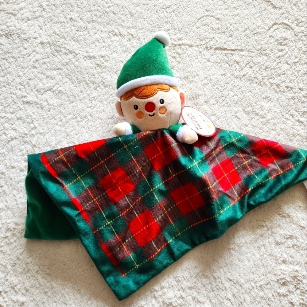 New baby boy and girl newborn Christmas Elf snuggle blanket